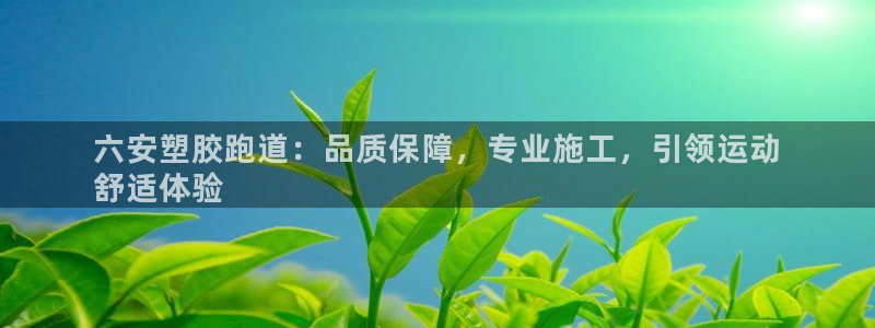 谈球吧娱乐app下载官网苹果版：六安塑胶跑道：品质保
