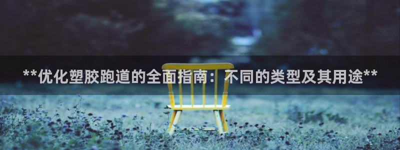 谈球吧体育官网在线入口免费观看：**优化塑胶跑道的全面指南：不同的类型及其用途**