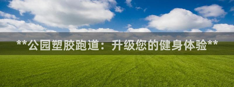 谈球吧属于哪个：**公园塑胶跑道：升级您的健身体验*