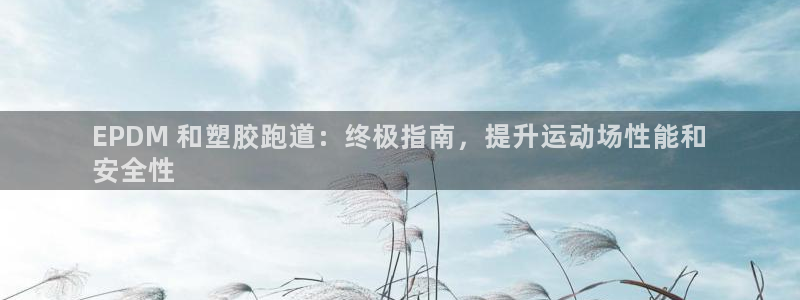 谈球吧体育app下载中心官方：EPDM 和塑胶跑道：