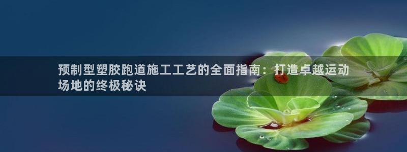 谈球吧app赛事分析报告怎么做：预制型塑胶跑道施工工艺的全面指南：打造卓越运动
场地的终极秘诀