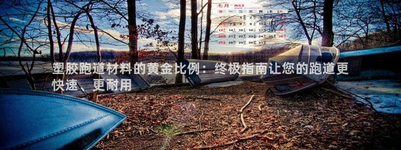 谈球吧言网入口：塑胶跑道材料的黄金比例：终极指南让您的跑道更
快速、更耐用