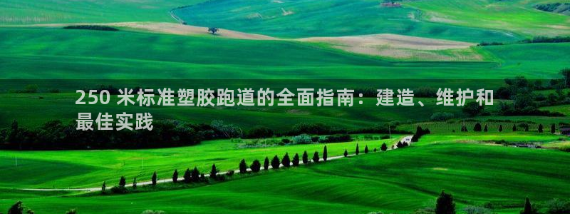 谈球吧下载：250 米标准塑胶跑道的全面指南：建造、