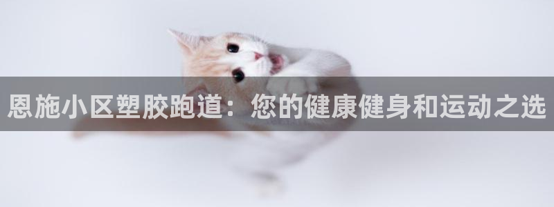 谈球吧体育ios下载：恩施小区塑胶跑道：您的健康健身和运动之选