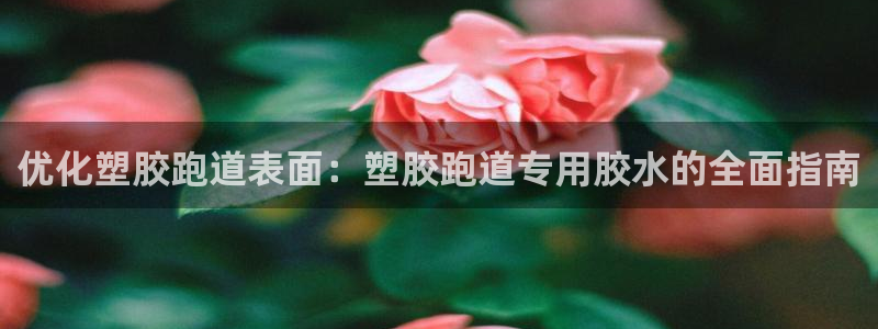 谈球吧app体育：优化塑胶跑道表面：塑胶跑道专用胶水