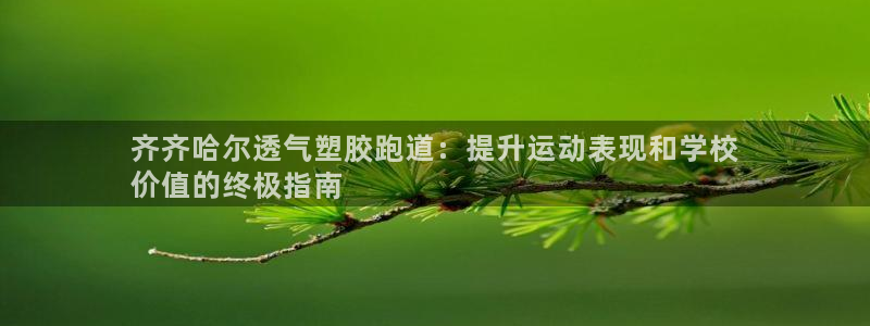 谈球吧官网在线入口手机版下载苹果：齐齐哈尔透气塑胶跑