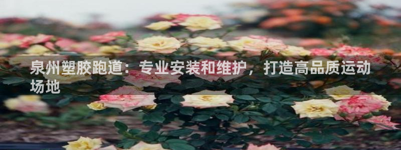 谈球吧平台正规吗可信吗：泉州塑胶跑道：专业安装和维护